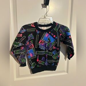 Vintage 90s all over print sweater size 6